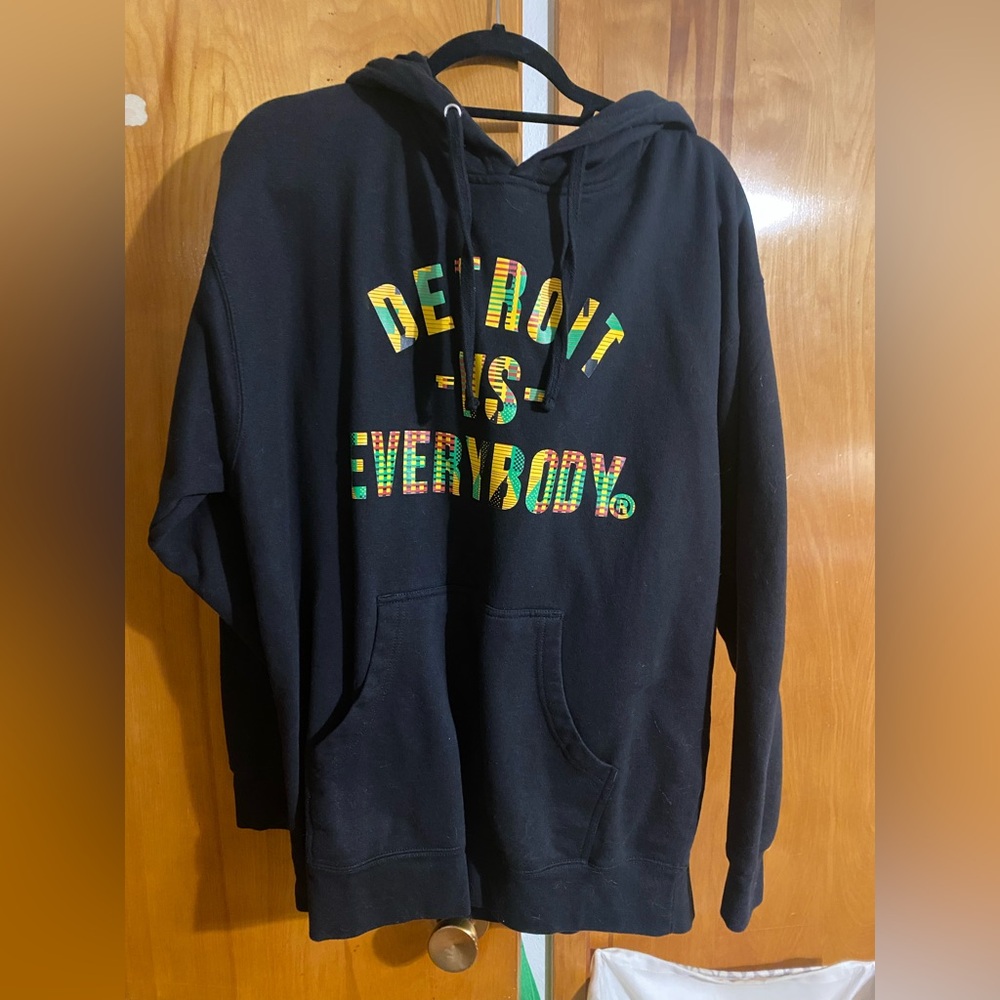 Black Hoodie from Detroit vs Everybody